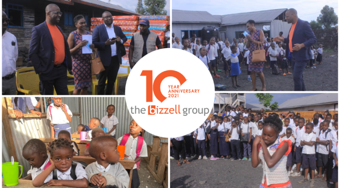 Bizzell donated 30 bunk beds, 60 mattresses, and dozens of mosquito nets to Leve Moi Orphanage.